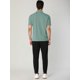 thumbnail image 5 of Blusa Sólido Manga Corta Ajuste Regular Absorción De Humedad Polo De Golf Para Hombre Verde L Unique Bargains Blusa, 5 of 6