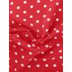 thumbnail image 4 of Allegra K Camiseta Blusa CortaDe Manga Corta Con Cuello Peter Pan Y Lunares Para Mujer Rojo S Unique Bargains Camisa, 4 of 6