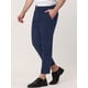 thumbnail image 2 of Lars Amadeus Pantalones Pitillo Recortados De Color Liso Para Hombre Pantalones De Vestir Hasta El Tobillo Con Frente Plano Azul marino L Unique Bargains Pantalones, 2 of 6