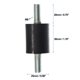 thumbnail image 3 of 4uds M8 Anti Vibración Goma Aislador Montaje 25x30mm para Coche Motores Unique Bargains Autoparte, 3 of 6