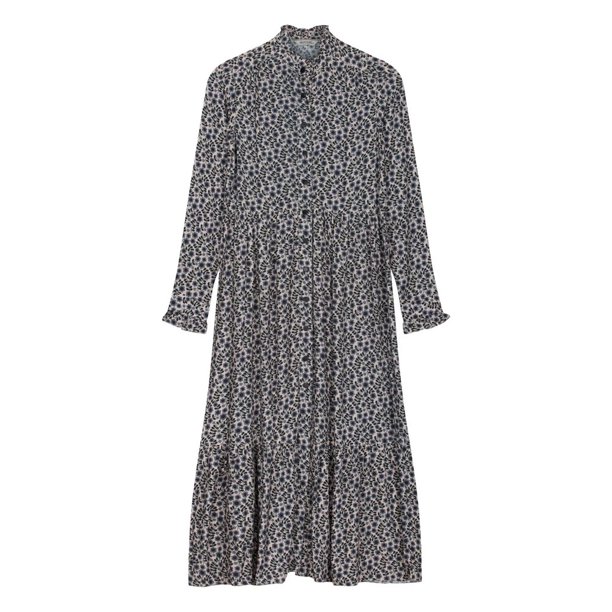Regatta - Vestido Midi Orla Kiely Floral de Manga Larga para Mujer (Medianoche) Regatta UTRG8028_midnight