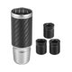 thumbnail image 1 of 1 Juego de perilla de cambio modificada para coche de aluminio Universal con patrón de 6 velocidades con 3 adaptadores M8 M10 M12 tono plateado Unique Bargains perillas de cambio de marchas, 1 of 7