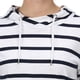 thumbnail image 4 of Regatta - Sudadera Maelys de Rayas para Mujer (Blanco, Marino) Regatta UTRG7098_whitenavy, 4 of 4