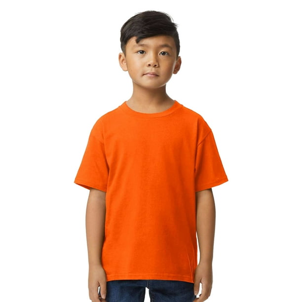 Gildan - Camiseta de Medio para Niños/Niñas (Naranja) Gildan UTPC5351_orange