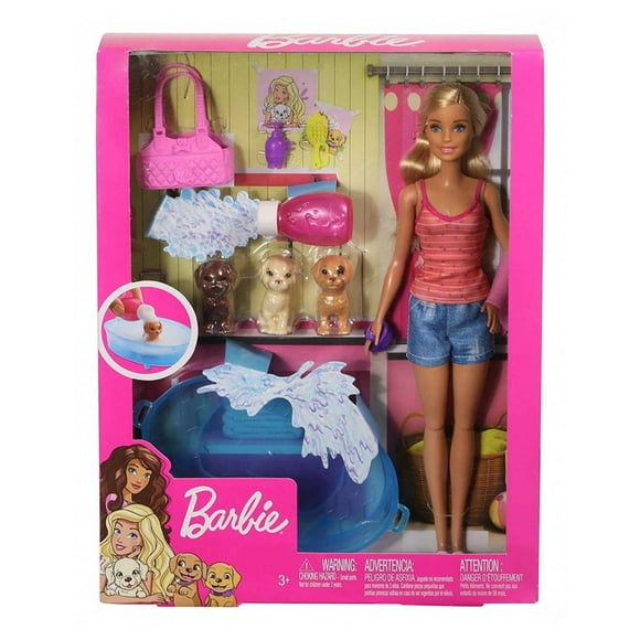 Muñeca Barbie Mattel Familia cuidado de cachorrito
