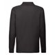 thumbnail image 3 of Fruit of the Loom - Polo de Pique de Manga Larga para Niños/Niñas (Negro) Fruit of the Loom UTPC3888_black, 3 of 3