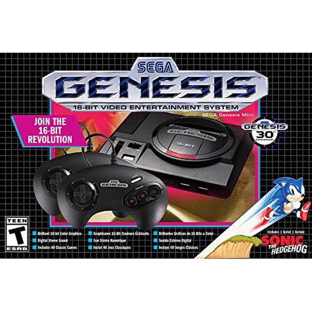 Consola Sega Genesis Mini Negra