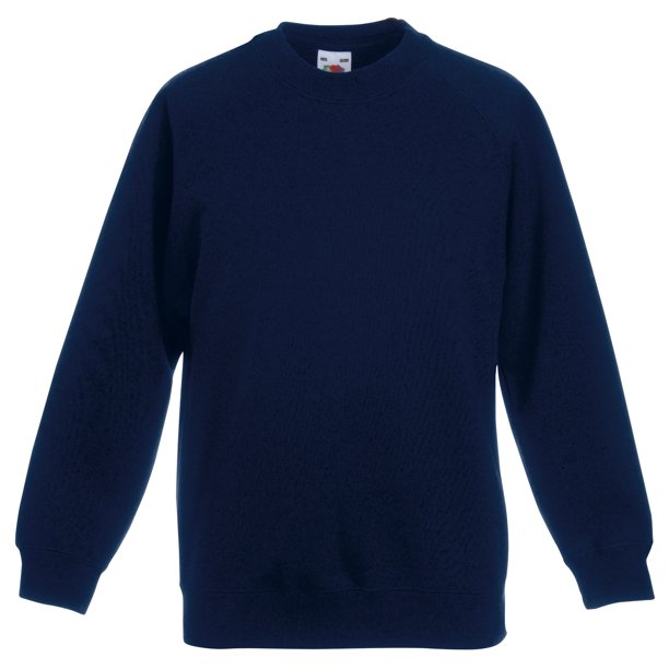 Fruit Of The Loom - Sudadera Modelo con mangas Raglan Unisex niños niñas (Marino Intenso) Fruit of the Loom UTBC1365_deepnavy