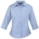 thumbnail image 1 of Premier- Camisa lisa de manga 3/4 (Azul medio) Premier UTRW1093_midblue, 1 of 2