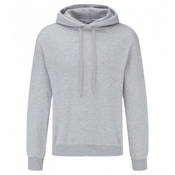 Fruit of the Loom - Sudadera sin bolsillos unisex (Gris Jaspeado) Fruit of the Loom UTPC3886_P