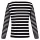 thumbnail image 2 of Regatta - Camiseta Farida de Rayas de Manga Larga para Mujer (Negro, Nieve Blanca) Regatta UTRG8449_blacksnowwhite, 2 of 6