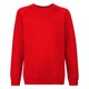 thumbnail image 1 of Fruit Of The Loom - Sudadera básica diseño mangas raglan Unisex niños niñas (Rojo) Fruit of the Loom UTBC359_red, 1 of 2