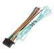 thumbnail image 1 of Vehículo CD Reproductor Cableado Arnés Cable Radio Adaptador 16 Pasadores Unique Bargains Altavoz Conector Arnés, 1 of 6