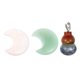thumbnail image 3 of Kit de piedras de cristales naturales de imitación, colgante, cristales naturales de imitación, forma de piedra de luna, para meditación, yoga, decoración de oficina en casa multicolor Unique Bargains cristales curativos, 3 of 6