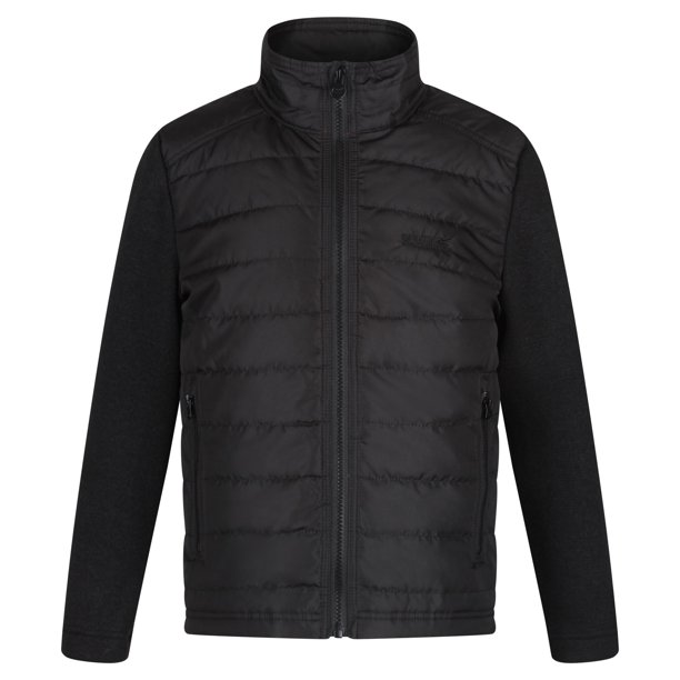 Regatta - Chaqueta Acolchada Kenya con Mangas Polar para Niños Niñas (Negro) Regatta UTRG4442_black