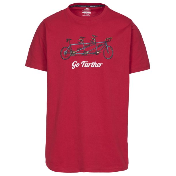 Trespass - Camiseta Hanks II para Hombre (Rojo) Trespass UTTP4303_P