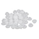 thumbnail image 1 of Cubiertas de orificio de inserción de tubo empotrado redondo de plástico de 10 mm de diámetro, blanco, 50 piezas Unique Bargains Cubierta del agujero, 1 of 2