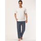 thumbnail image 3 of Pantalones de pijama estampados a cuadros con cordón de franela de invierno para hombre con bolsillo Unique Bargains Pantalones, 3 of 6