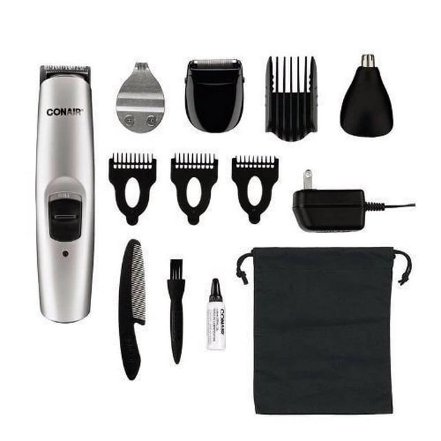 Recortadora de Barba y Bigote Conair de 13 Piezas Mod. GMT189RES