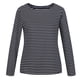 thumbnail image 1 of Regatta - Camiseta Fernanda de Rayas para Mujer (Marino, Vainilla Claro) Regatta UTRG6156_navylightvanilla, 1 of 6