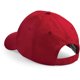 thumbnail image 2 of Beechfield - Gorra/Visera Básica - 5 paneles (Rojo) Beechfield UTRW201_classicred, 2 of 5