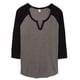 thumbnail image 1 of Alternative Apparel - Camiseta estilo vintage para mujer (Carbón Vintage/Negro) Alternative Apparel UTRW6011_vintagecoalblack, 1 of 1