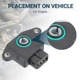 thumbnail image 3 of Ofertas únicas Sensor de posición del acelerador del coche para Volvo V70 1998-2000 Durable No.0280122001 Sensor de ángulo del acelerador 1 pieza Unique Bargains sensores de posición del acelerador automotriz, 3 of 7