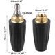 thumbnail image 3 of Coche Auto Turbo Presi?n Lavadora Boquilla 1/4" R?pido Conector Negro Negro 3.5 Unique Bargains boquillas de lavado automotriz, 3 of 7