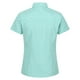 thumbnail image 2 of Regatta - Camisa Mindano VI Margarita de Manga Corta para Mujer (Ola Oceánica) Regatta UTRG6840_oceanwave, 2 of 6