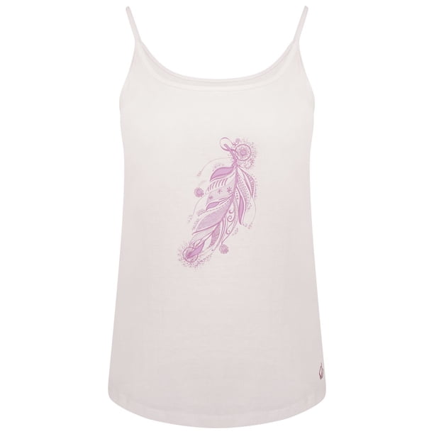 Dare 2B - Camiseta sin Mangas Free Climb II Pluma para Mujer (Blanco) Dare 2B UTRG7422_white