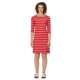 thumbnail image 5 of Regatta - Vestido Casual Paislee de Rayas para Mujer (Rojo Real, Blanco) Regatta UTRG7729_trueredwhite, 5 of 6