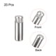 thumbnail image 3 of 4x8mm 304 Inoxidable Acero Espiga Pasadores, 20uds Moleteado Cabeza Plana Chaflanada Extremo Espiga Pasador, Madera Litera Cama Estante Picas Soporte Estantes Fijar Elementos Unique Bargains pasadores, 3 of 6