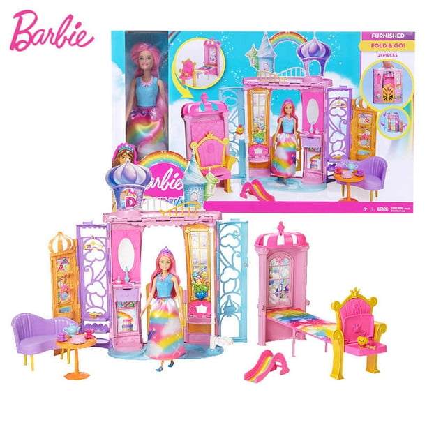 Barbie Dreamtopia El Castillo Del Reino Arcoiris Set De Juego