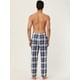 thumbnail image 5 of Pantalones de pijama a cuadros para hombre, pantalones de dormir con cordón, pantalones de pijama co Unique Bargains Pantalones, 5 of 6