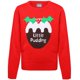 thumbnail image 1 of Christmas Shop - Jersey navideño modelo Pudding para niños (Rojo) Christmas Shop UTRW5832_red, 1 of 3