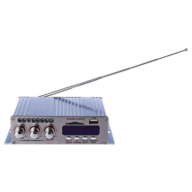 Kentiger HY-502S 2CH Altavoz Bluetooth Hi-Fi Super Bass Amplificador estéreo de potencia USB digital Inevent DZ3250-01B