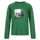 thumbnail image 1 of Regatta - Camiseta Burnlee Roam Free Diseño Impreso de Jaspeada para Niños/Niñas (Campo Verde) Regatta UTRG9447_fieldgreen, 1 of 5