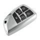 thumbnail image 1 of TPU coche remoto llavero cubierta del caso Shell Fit para Chevrolet Suburban Tahoe Corvette - Paquete de 1 tono plateado Unique Bargains Autoparte, 1 of 7