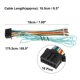 thumbnail image 3 of Vehículo CD Reproductor Cableado Arnés Cable Radio Adaptador 16 Pasadores Unique Bargains Altavoz Conector Arnés, 3 of 6