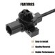 thumbnail image 4 of 2uds 57455-T0A-A01 57450-T0A-A01 ABS Velocidad Sensor Delantero Izquierdo Derecho Unique Bargains sensores de velocidad de transmisión del sistema de frenos antibloqueo automotriz, 4 of 7