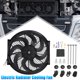 thumbnail image 2 of 1 Juego 12v Refrigeraci?n Radiador Ventilador con Montaje Juego Negro 14'' Unique Bargains ventiladores de enfriamiento del motor automotriz, 2 of 7