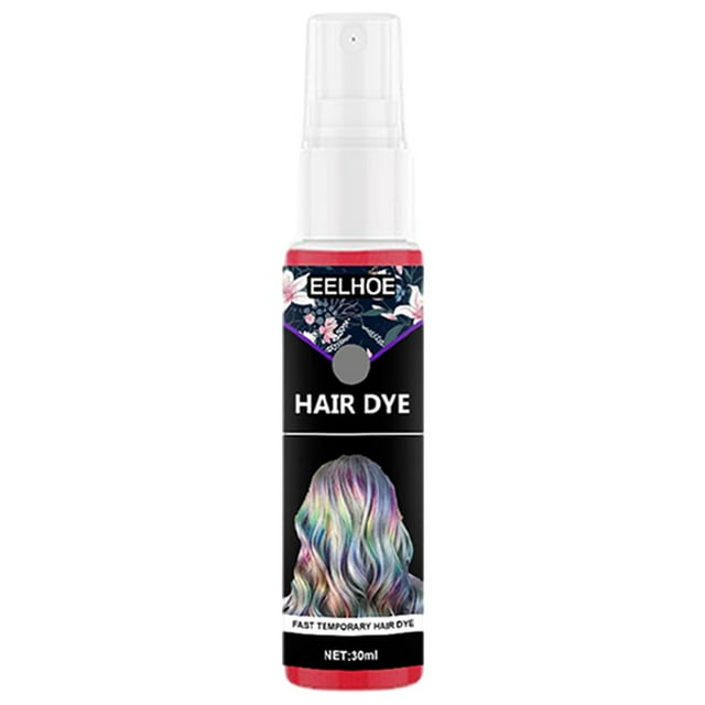 Fiesta desechable no dañina de tinte para el cabello para Halloween Navidad rojo Zulema Spray de color de pelo