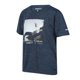 thumbnail image 3 of Regatta - Camiseta Alvarado VII Salto para Niños/Niñas (Ala Azul Jaspeado) Regatta UTRG9297_bluewingmarl, 3 of 5