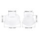 thumbnail image 2 of Alcantarillado Drenaje Tubería Sellado Tapón Silicona Manguera Tapón Junta con Decorativa Cubierta para Cocina Baño, Blanco 3 Juegos Unique Bargains Filtros de desagüe para lavabos y bañeras de baño, 2 of 5