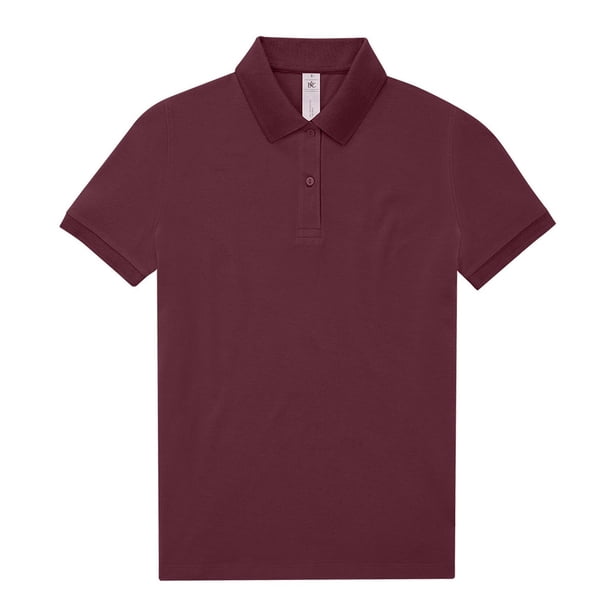 B&C - Polo My para Mujer (Burdeos) B&C UTRW8974_burgundy