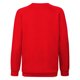 thumbnail image 2 of Fruit Of The Loom - Sudadera básica diseño mangas raglan Unisex niños niñas (Rojo) Fruit of the Loom UTBC359_red, 2 of 2