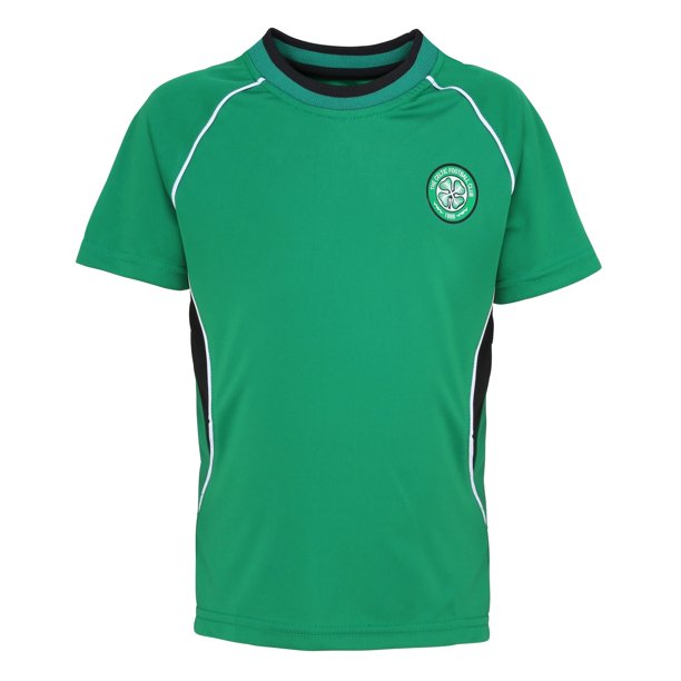 Celtic FC - Camiseta oficial del Celtic FC manga corta para niños - Fútbol/Deporte/Gym/Running (Verde) Celtic FC UTRW4319_green
