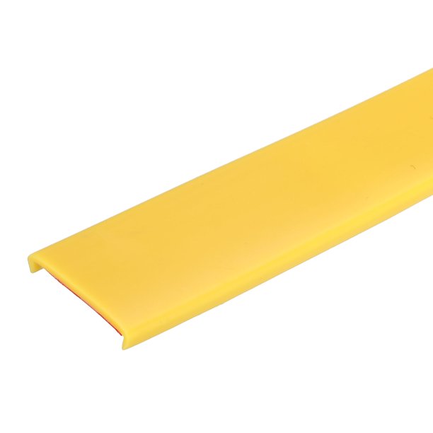 U Forma Muebles Borde Bandas, 1 Metro Auto Adhesivo Flexible Ribete, 5x25mm TPE Borde Guardias para Gabinetes Muebles Reparación Restauración, Amarillo Unique Bargains Bandas de borde de muebles