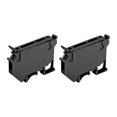 thumbnail image 1 of Riel DIN Montaje Fusible Soporte Terminal Bloques Negro UK5 LED24V Paquete de 2 Unique Bargains Bloque de terminales de carril DIN, 1 of 5