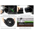 thumbnail image 4 of Extensor de bajante de lavabo extensiones de bajante de canal PVC flexible para patios ANGGREK Otros, 4 of 8